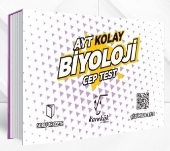 Karekök AYT Biyoloji Cep Test Kolay