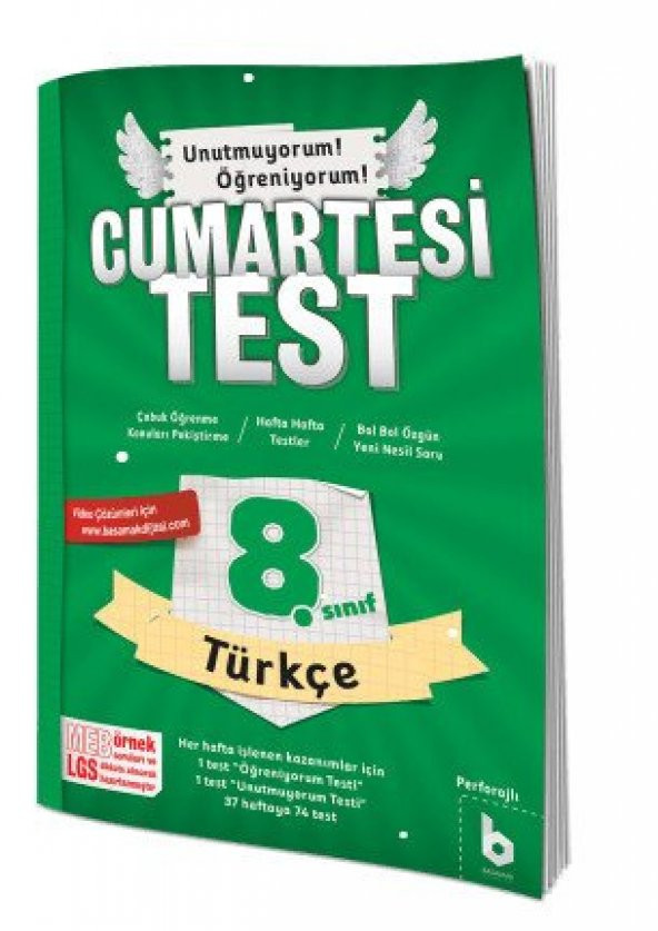 Basamak 8. Sınıf Türkçe Cumartesi Test