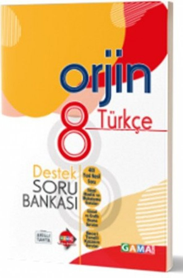 Gama 8. Sınıf Orjin Türkçe Destek Soru Bankası