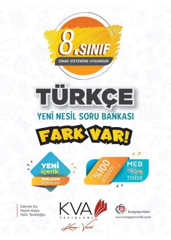 Koray Varol 8. Sınıf Türkçe Yeni Nesil Soru Bankası