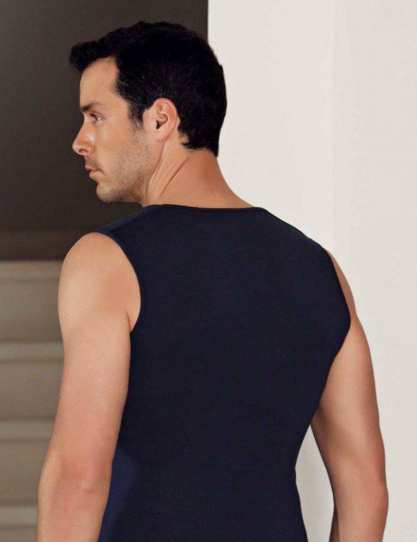 Trair Likralı Modal Spor Atlet Lacivert ME116 - 2