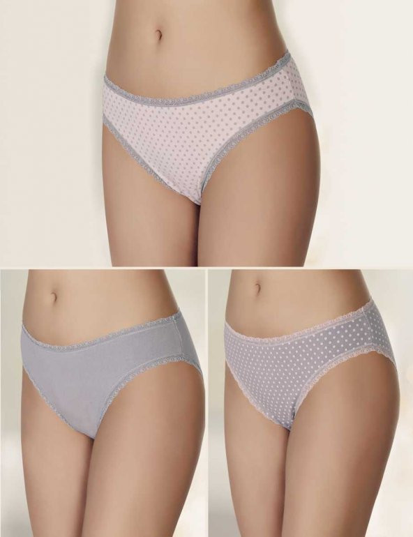 Trair Kadın Külot Üç lü Set MB3062