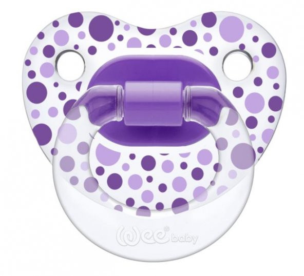 Wee Baby Şeffaf Desenli Damaklı Emzik No:3 18+ KOD:838 - 3