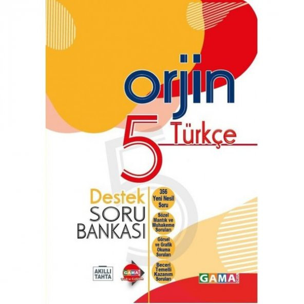 Gama Orjin 5. Sınıf Türkçe Destek Soru Bankası