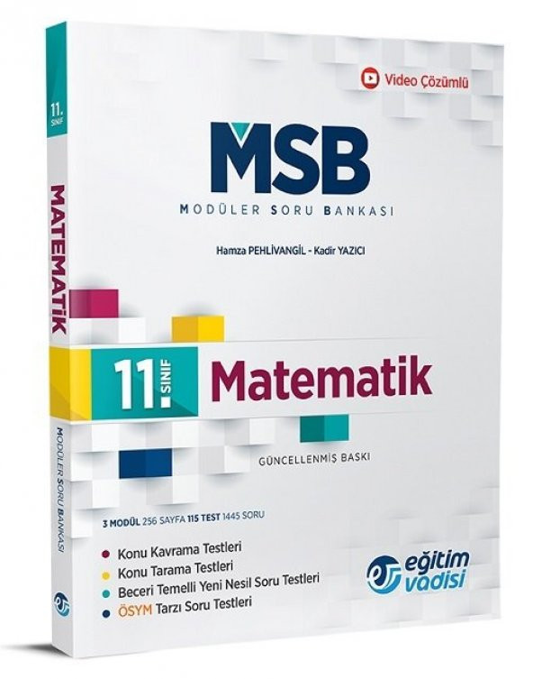 Eğitim Vadisi 11. Sınıf Matematik Modüler Soru Bankası - 1