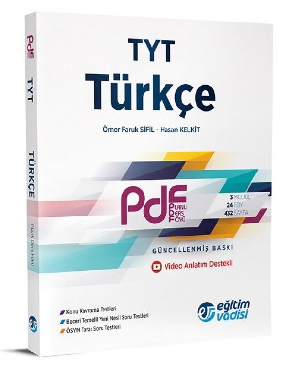 Eğitim Vadisi TYT Türkçe PDF Planlı Ders Föyü