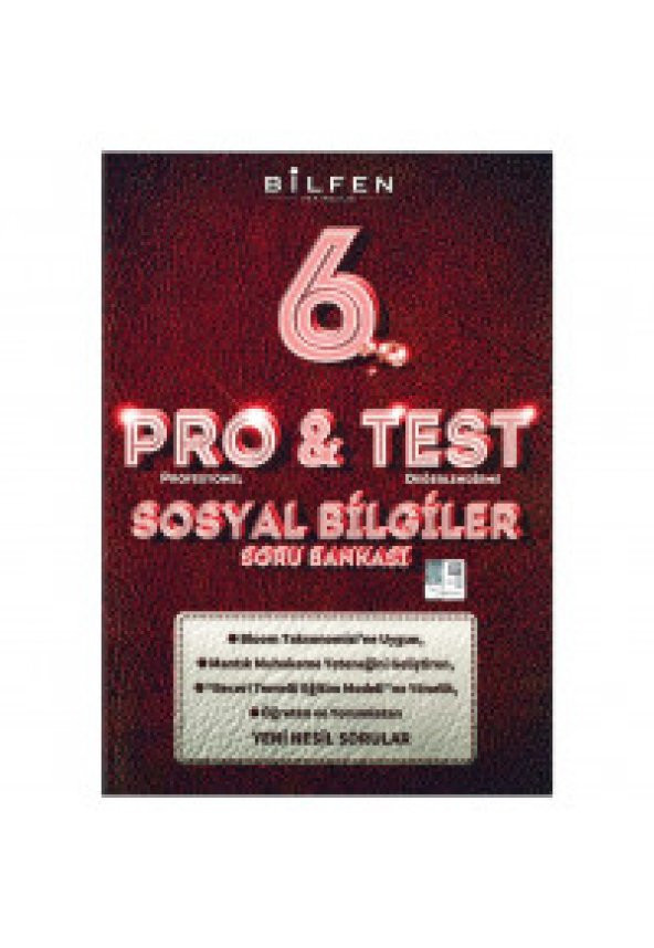 Bilfen 6. Sınıf Sosyal Bilgiler Pro-Test Soru Bankası - 1