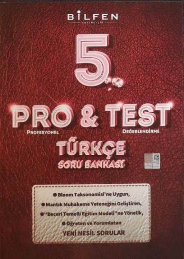 Bilfen 5. Sınıf Türkçe Pro-Test Soru Bankası