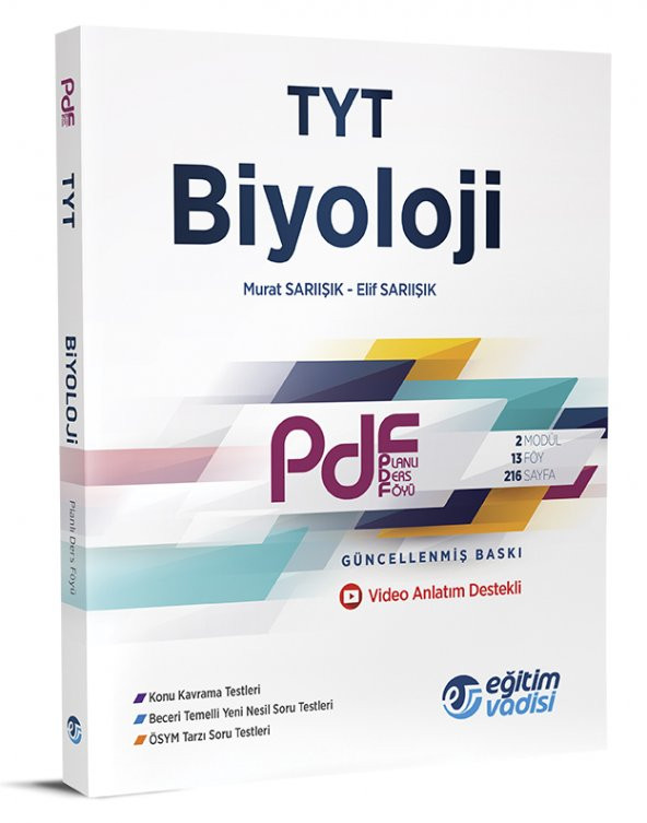 Eğitim Vadisi TYT Biyoloji PDF Planlı Ders Föyü