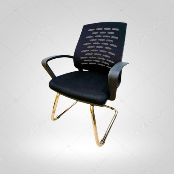 Pole Fileli Makam Koltuğu ve 2 Adet Misafir Koltuğu Müdür Koltuk Takımı Ofis Koltuğu Büro Koltuğu - 2