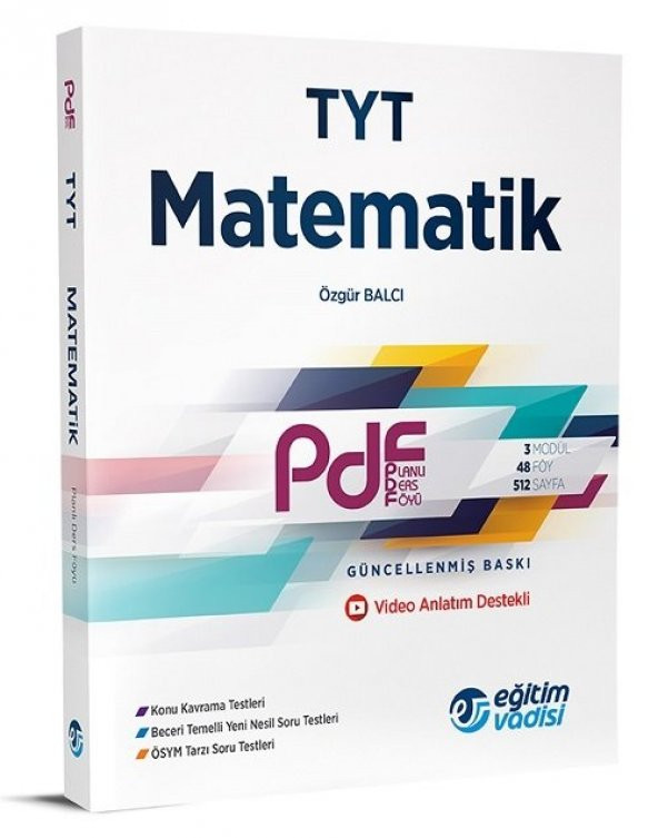 Eğitim Vadisi YKS TYT Matematik PDF Planlı Ders Föyü