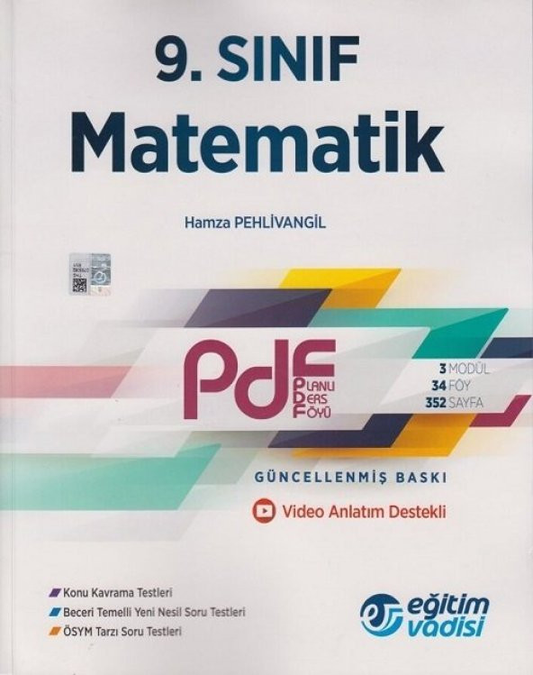 Eğitim Vadisi 9. Sınıf Matematik PDF Planlı Ders Föyü