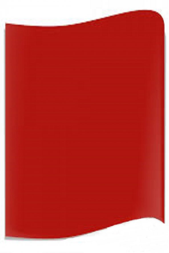 Mat Kırmızı Yapışkanlı Folyo  61 CM  X 6 MT