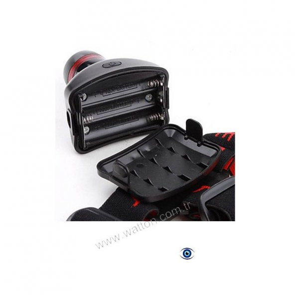 Pilli Zoomlu Avcı Dağcı Kafa Feneri Kamp Lambası - 4