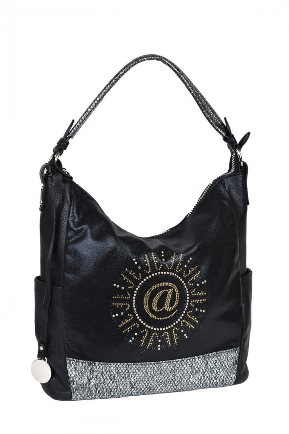 Kriste Bell Siyah Bayan Omuz Çantası - 2