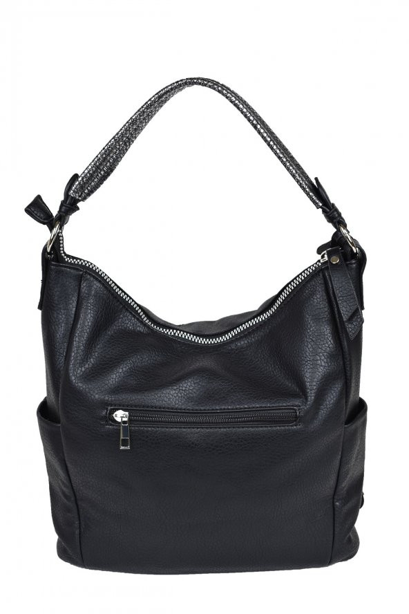 Kriste Bell Siyah Bayan Omuz Çantası - 4