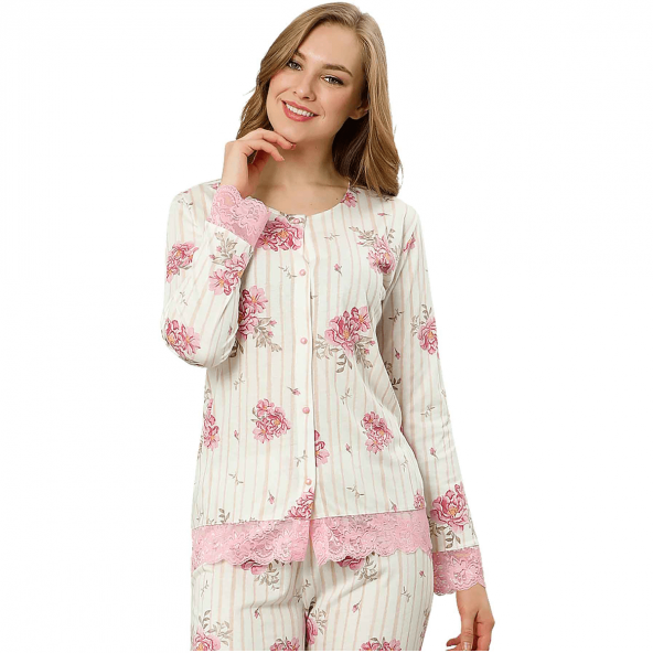 Pijama Takımı Çiçek (L) - 1
