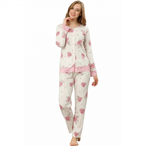 Pijama Takımı Çiçek (L) - 2