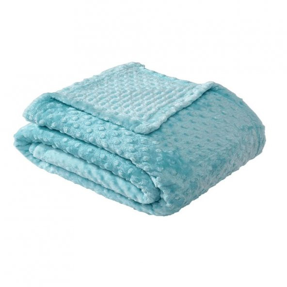 Merinos Pearl Tek Kişilik Tomurcuk Battaniye Aquamint - 2