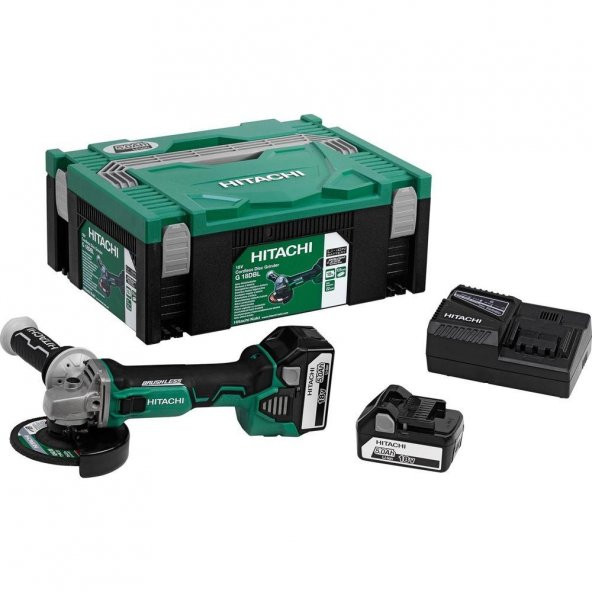 Hitachi G18DBL 18 Volt/5.0Ah Li-Ion 115mm Kömürsüz Profesyonel Avuç Taşlama