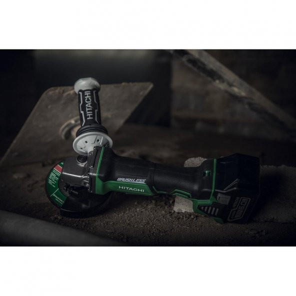 Hitachi G18DBL 18 Volt/5.0Ah Li-Ion 115mm Kömürsüz Profesyonel Avuç Taşlama - 4