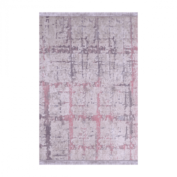 Dekoratif Halı Çizgi Pembe (160 x 230 cm ) - 2