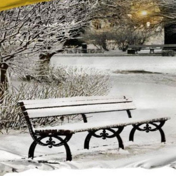 Çift Kişilik Nevresim Takımı/Seti İki Yastık Kılıflı Snowy/Kış Beyaz  100 Cotton/Pamuk Big Ssize/Büyük Beden Terletmez Solmaz - 2