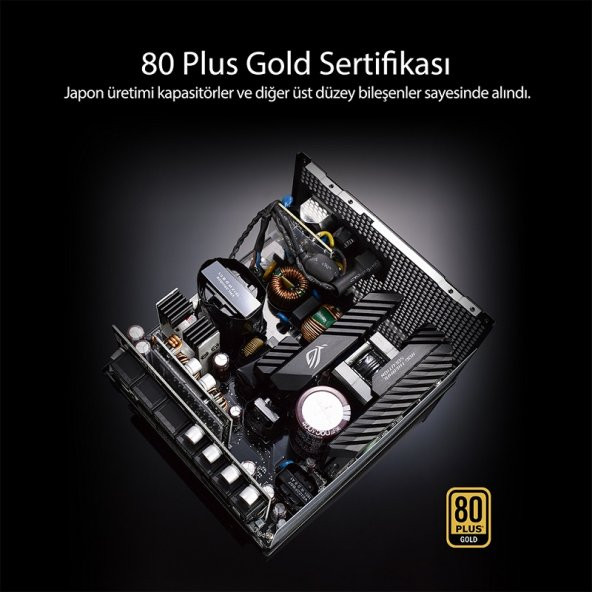 ASUS 1000W 80+ GOLD ROG STRIX 1000G 13.5cm Fanlı APFC Tam Modüler Power Supply - 12
