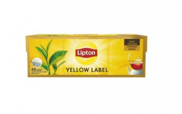 Lipton Yellow Label Demlik Süzen Poşet Çay 48 Adet 153 gr
