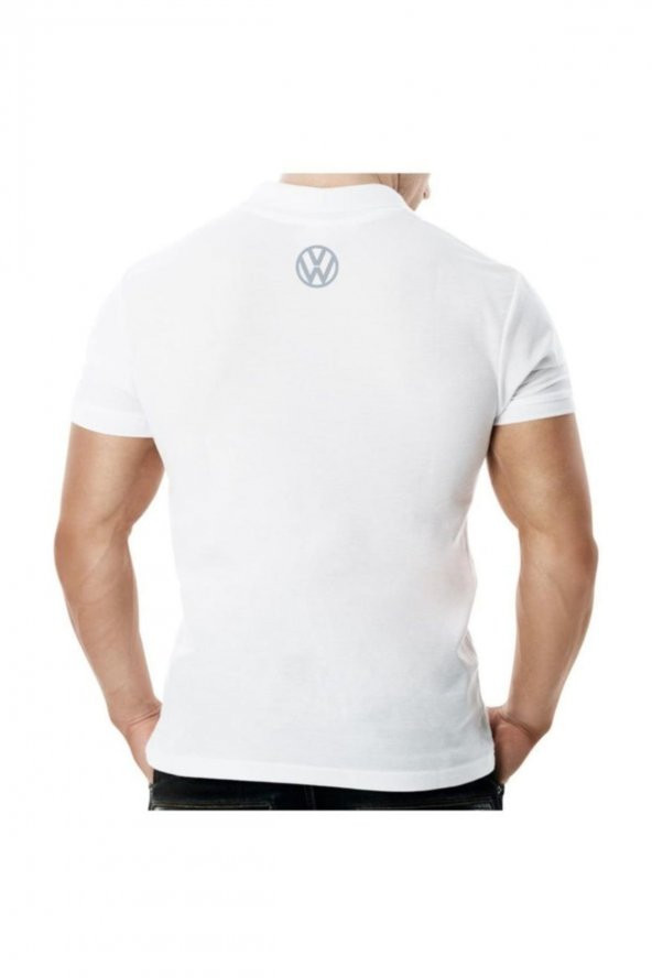 Zenbuy Volkswagen VW GTI Polo Yaka Kısa Kollu Siyah T-shirt Siyah - 5