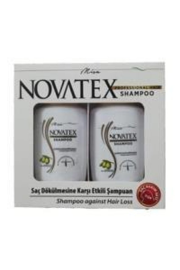 Novatex Saç Dökülmesine Karşı Zeytinyağı Özlü Şampuan 2 x 400 ml