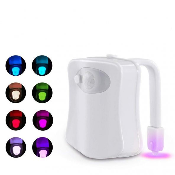 HVN Hareket Sensörlü 8 renk Tuvalet Klozet Işığı