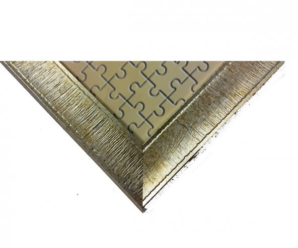 1000 Parça Puzzle Çerçevesi -Altın - 48*68- 40 mm - 3