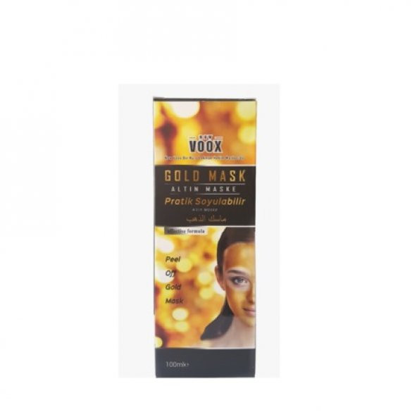 Voox Gold Maske Yüz Maskesi ALTIN MASKE 100 ML NURS LOKMAN HEKİM - 2