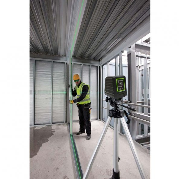 Precaster PL2LGTP Profesyonel Yatay ve Dikey Otomatik Hizalamalı Yeşil Çizgi Lazer Distomatı+ Tripod - 3