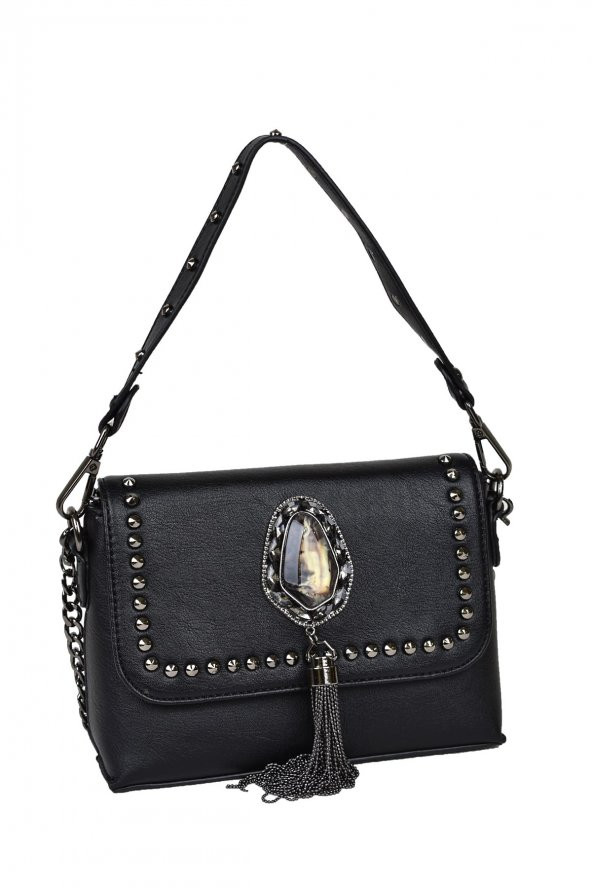 Kriste Bell Siyah Bayan Çapraz Çanta - 2