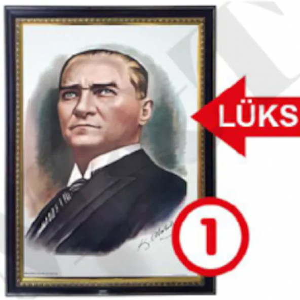 Çerçeve Atatürk Posterleri Lüks