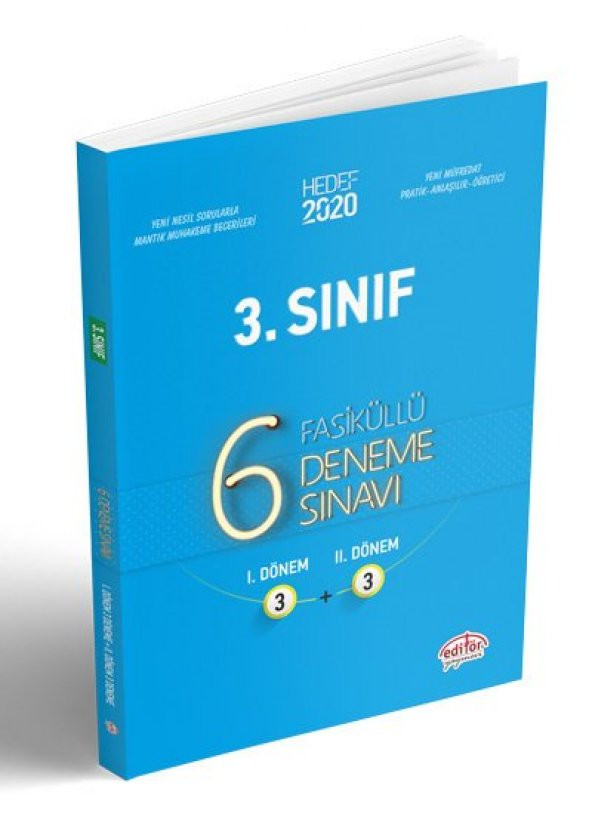 Editör 3. Sınıf 3+3 Fasikül 6 Deneme