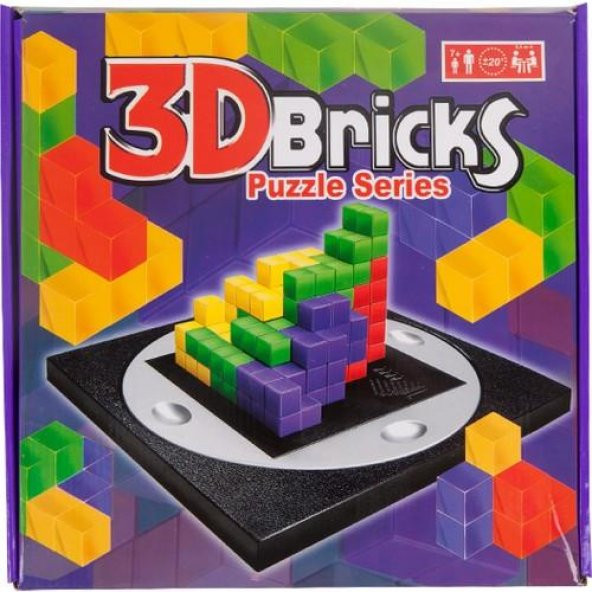 Mortoys 3D Puzzle Bricks Game 3D Sihirli Küpler MR1986