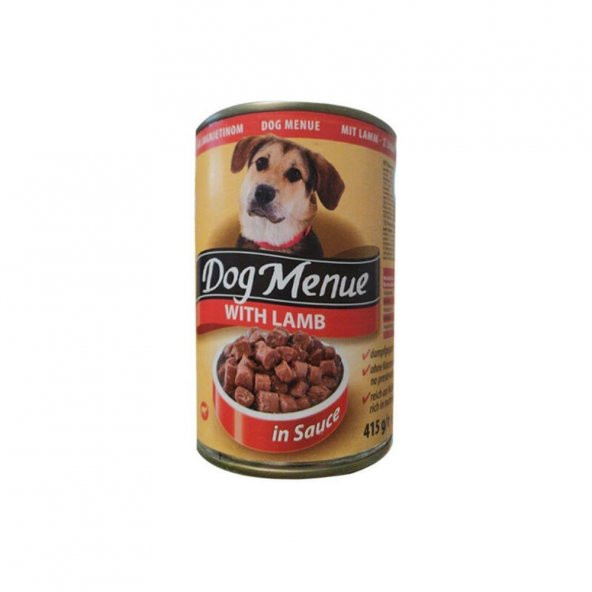 Dog Menue Kuzu Etli Konserve Köpek Maması 415 gr (20 adet) - 2