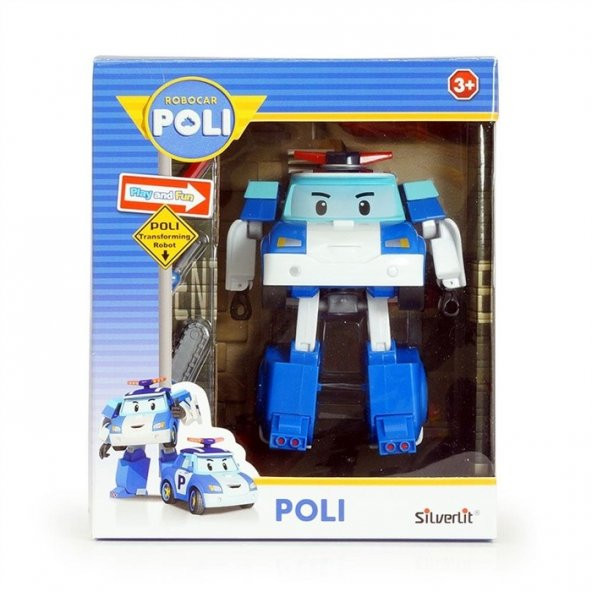 Robocar Poli Işıklı Transformers Robot Figür Poli - 2