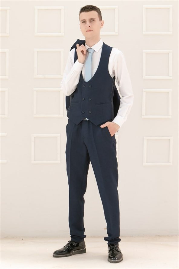 Erkek  - Takım - Elbise - Lacivert - MDV100 - 9