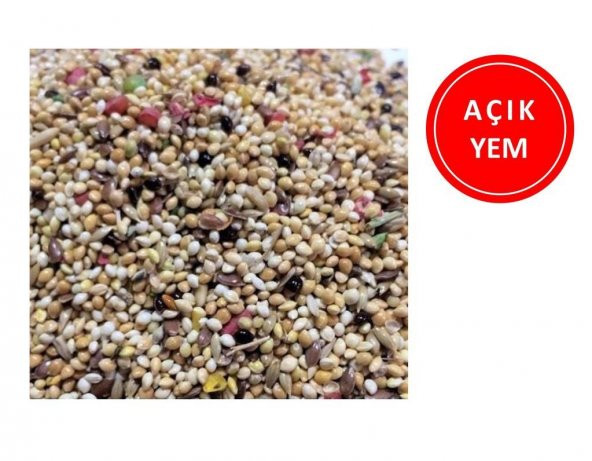Fizzy Karışık Muhabbet Kuş Yemi 1 Kg Çuvaldan Bölme