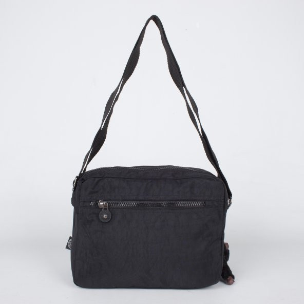 Bagacar Urban 3025 Klınkır Çapraz Omuz Çantası Siyah - 4