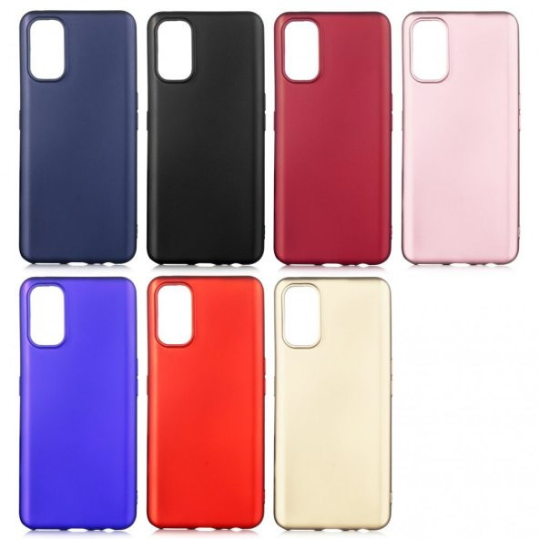 KNY Realme 7 Pro Kılıf Ultra İnce Mat Silikon Mavi - 3