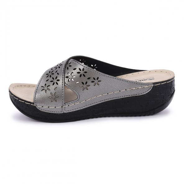 Muya 98800-3380 Günlük Anatomik Bayan Terlik Platin - 5