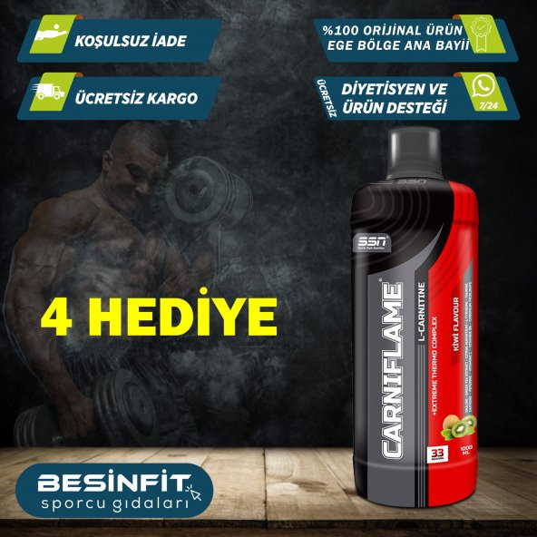 SSN Carniflame 3000 Mg 1000 Ml - L-Karnitin- *2 Hediye**