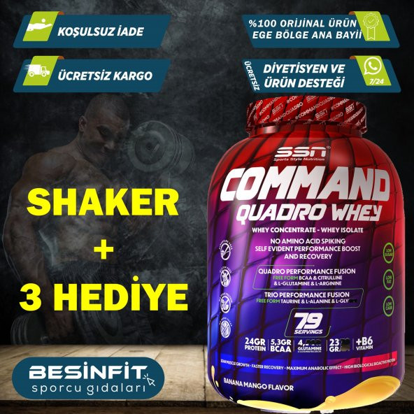 SSN Command Quadro Whey Protein 2370 Gr