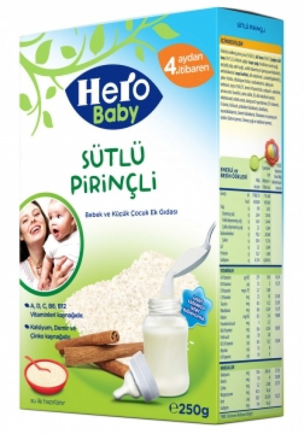 Hero Baby Sütlü Pirinçli 200 gr