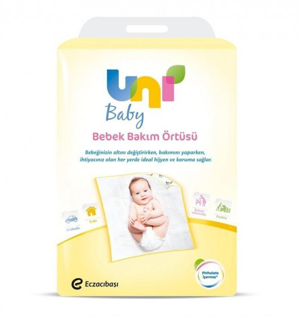 Uni Baby Bebek Bakım Örtüsü (10 Adet)